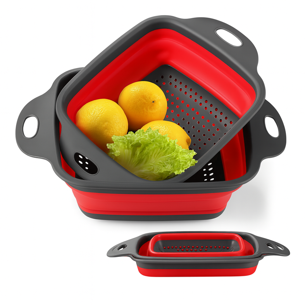 Miniatura 5 de Colador Plegable De Silicona X2 Unidades